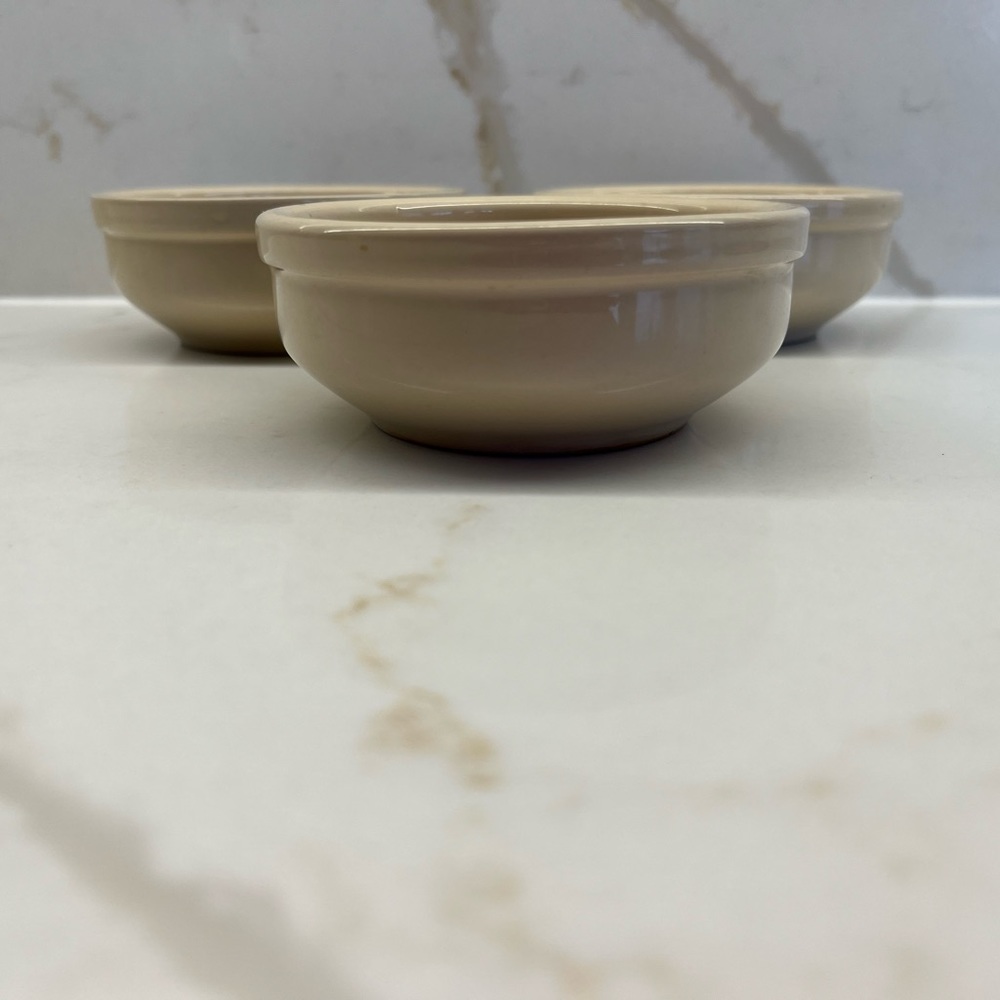 Set of 3 Vintage Air Canada Airplane Compact Snack Dessert Bowls